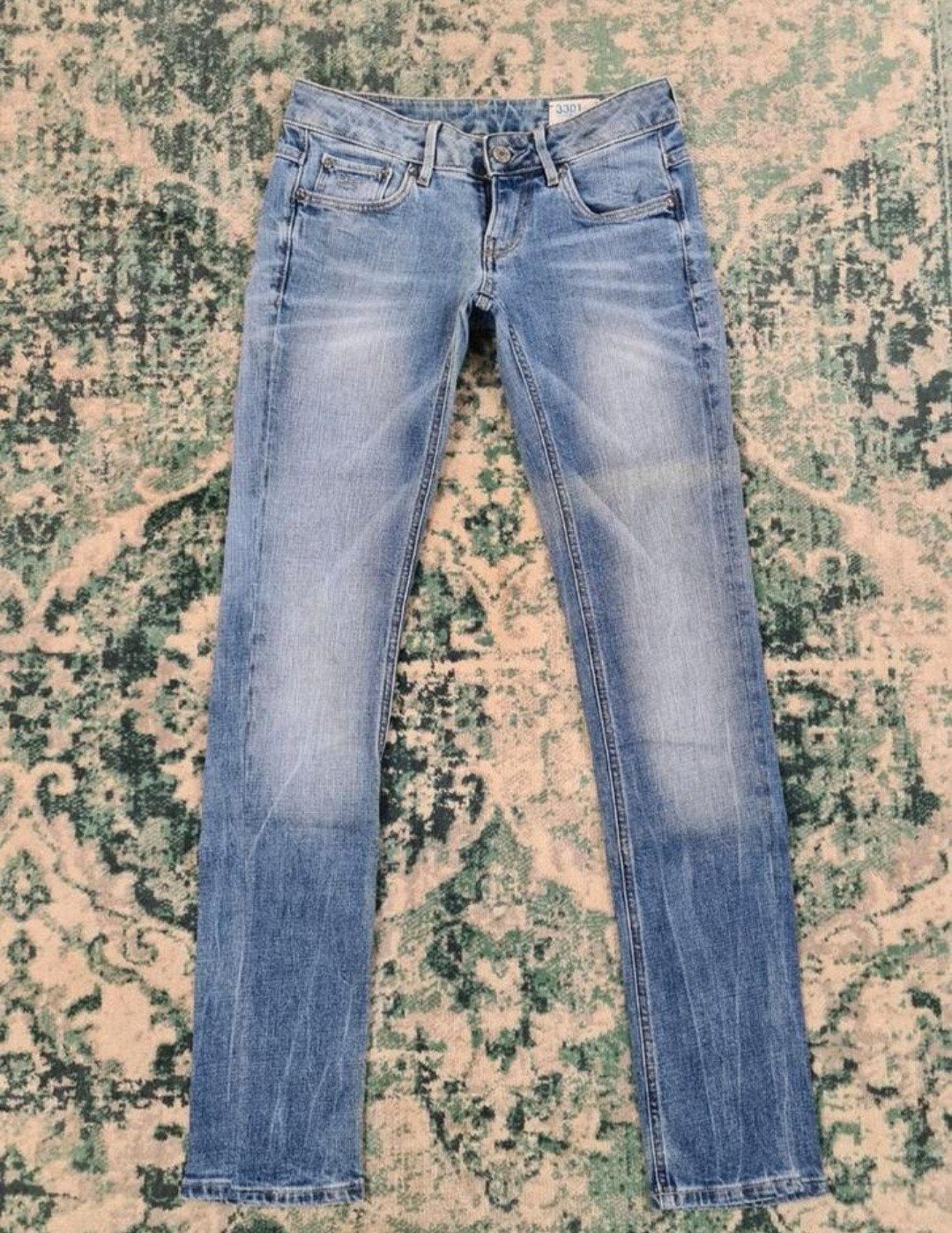 G-star raw 3301 straight W26 L32 Dames Tulsi2632 Blauw, Blauw, Ophalen of Verzenden, G-STAR RAW, W27 (confectie 34) of kleiner