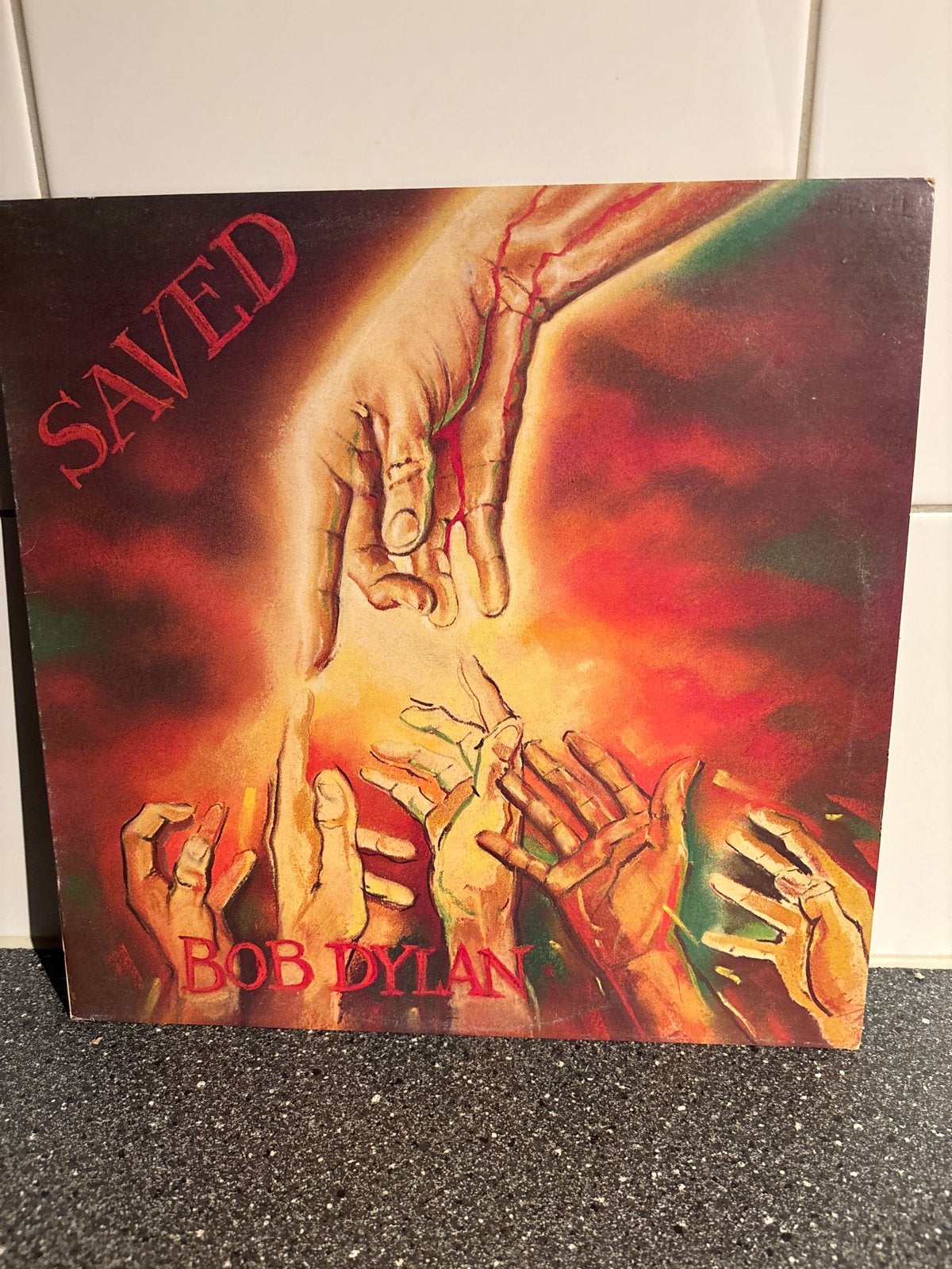 Bob Dylan - Saved LP (1980) - Pop/Rock Vinyl, Cd's en Dvd's, Vinyl | Pop, LP, Gebruikt, Pop, Originele persing