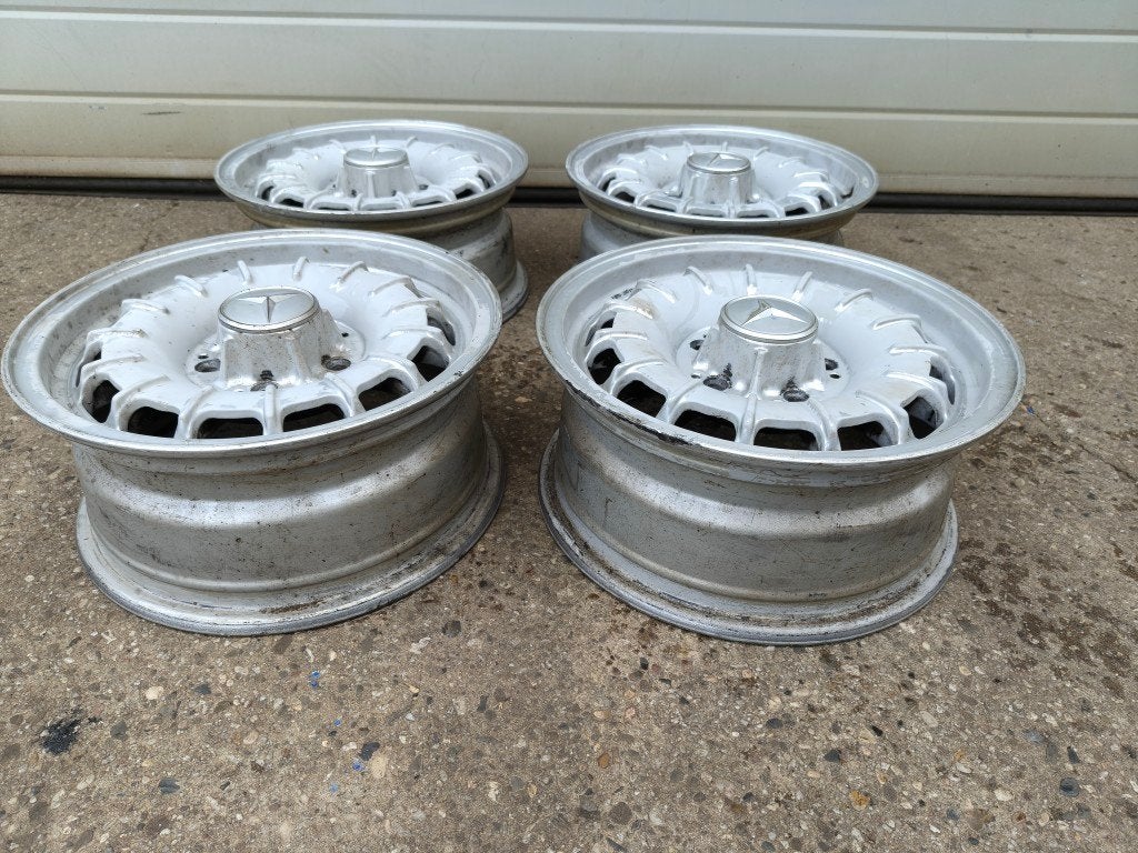 Mercedes 14 inch kroonkurk velgen, KBA40410, 6Jx14 inch, Ophalen, Mercedes, /, /