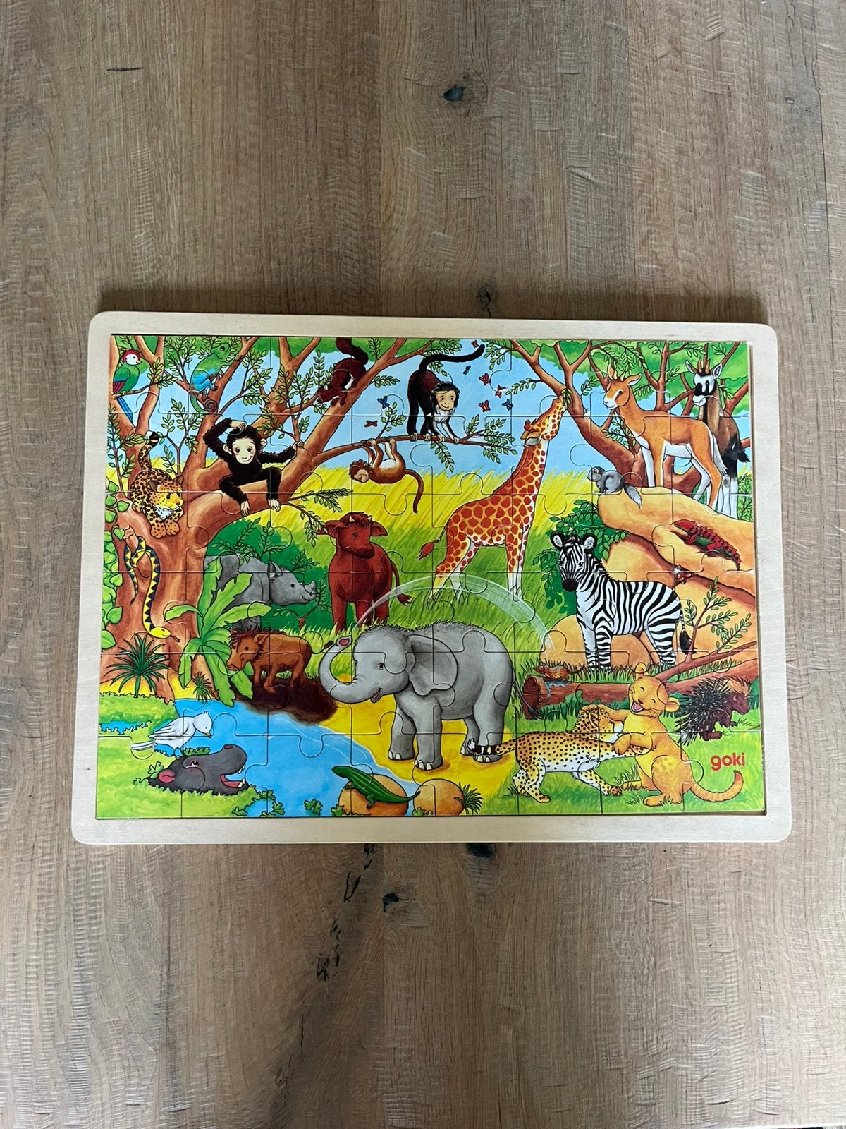 Goki puzzel, Ophalen, 10 tot 50 stukjes, Zo goed als nieuw