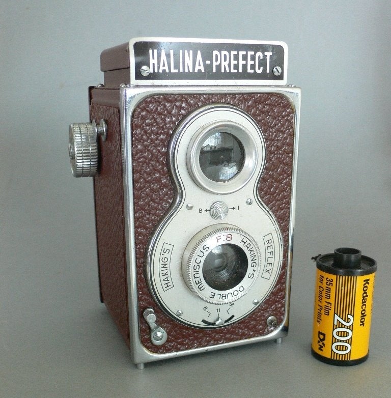 vintage Halina Prefect camera in zeer goede staat, Ophalen of Verzenden, Gebruikt, Compact, Overige Merken