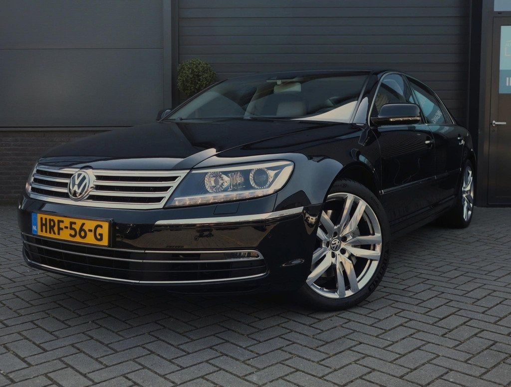 Volkswagen Phaeton 4.2 V8 4p. Lang Highline | Uniek | Chauff, Auto's, Volkswagen, Automaat, Gebruikt, 8 cilinders, Zwart