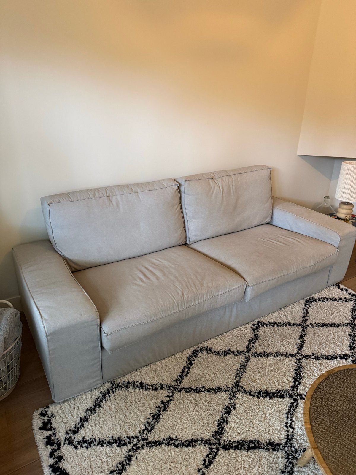 3 zits bank Ikea Kivik GRATIS, Ophalen, Gebruikt, Driepersoons, 75 tot 100 cm