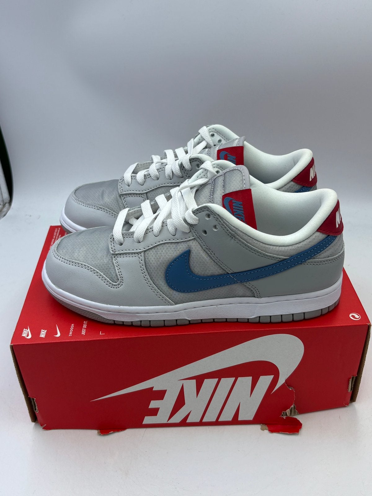 Nike dunk low zilver blauw maat 38 #denn38, Kleding | Heren, Schoenen, Ophalen of Verzenden, Nieuw, Blauw