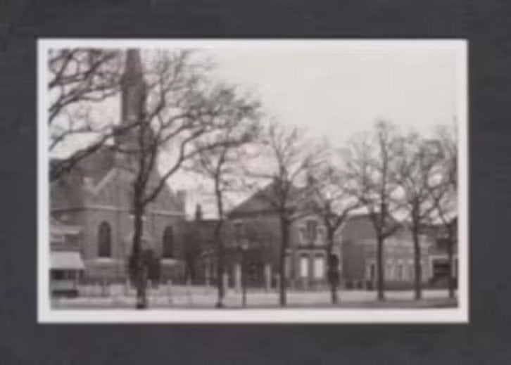 Stadskanaal Gereformeerde Kerk met Pastorie 1947., Verzamelen, Ophalen of Verzenden, 1940 tot 1960, Ongelopen, Groningen