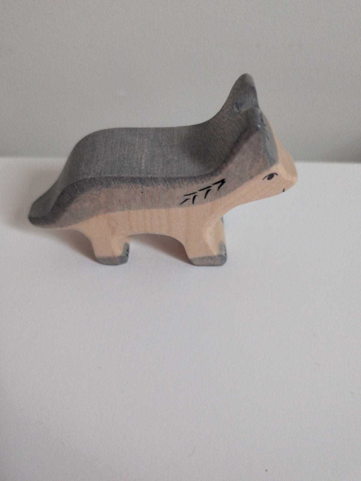 Holztiger wolf houten speelfiguur, Ophalen of Verzenden, Gebruikt, Overige typen