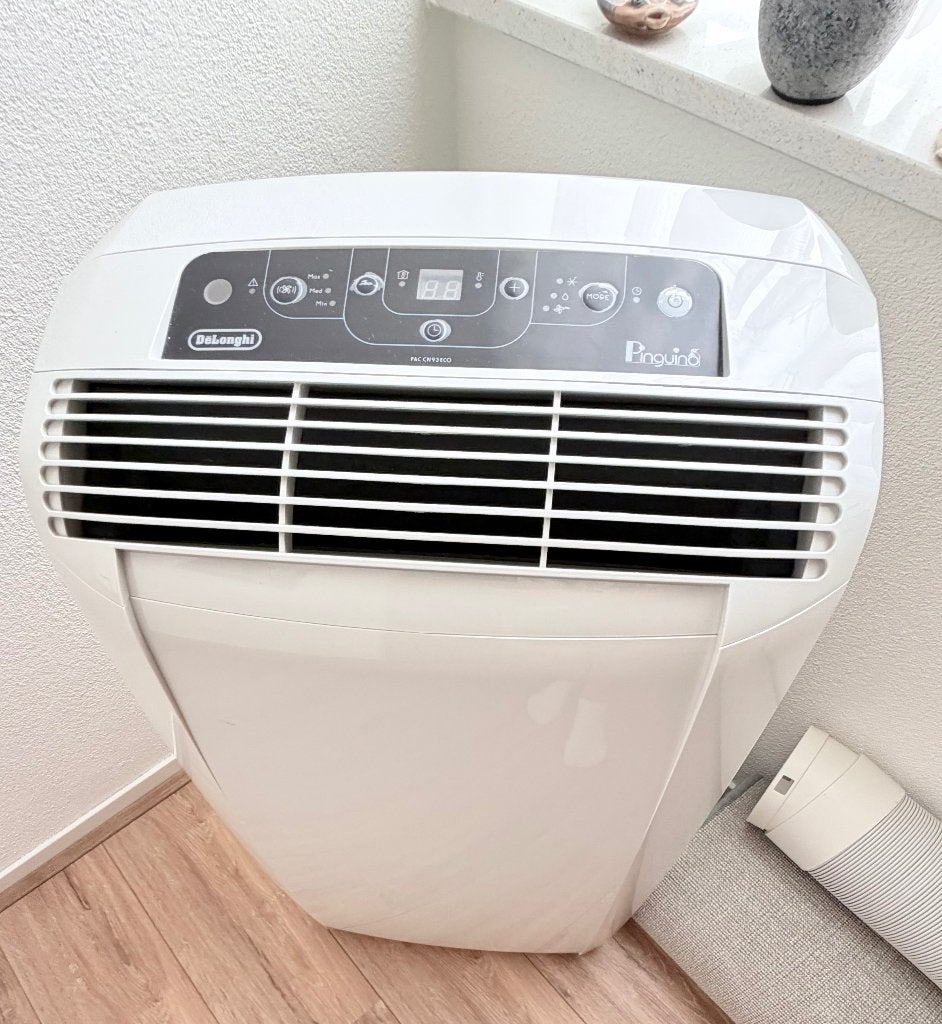 DeLonghi mobiele airco, Witgoed en Apparatuur, Ophalen, Minder dan 60 m³, 3 snelheden of meer, Zo goed als nieuw