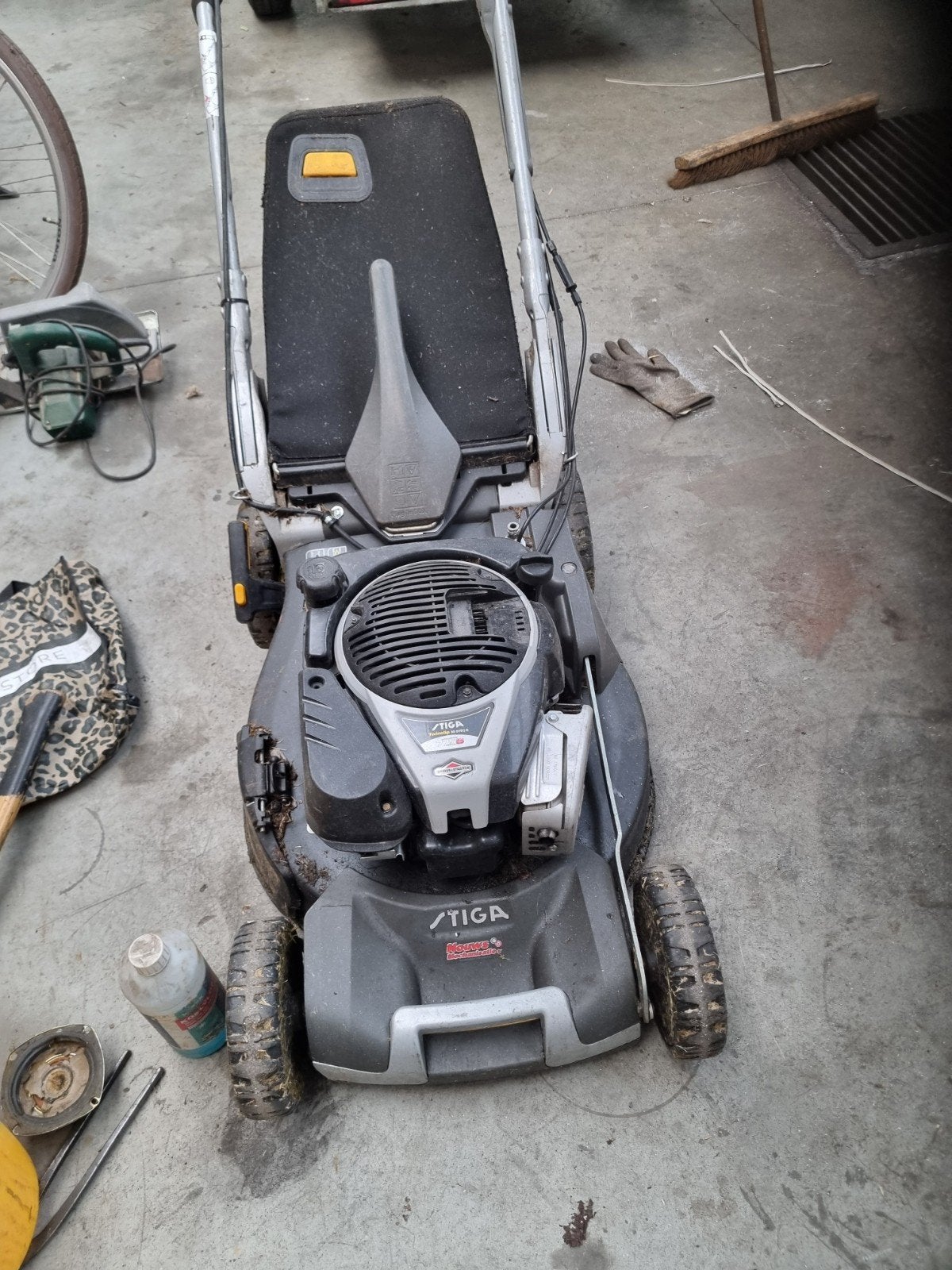 Stiga grasmaaier, Tuin en Terras, Grasmaaiers, Ophalen, Gebruikt