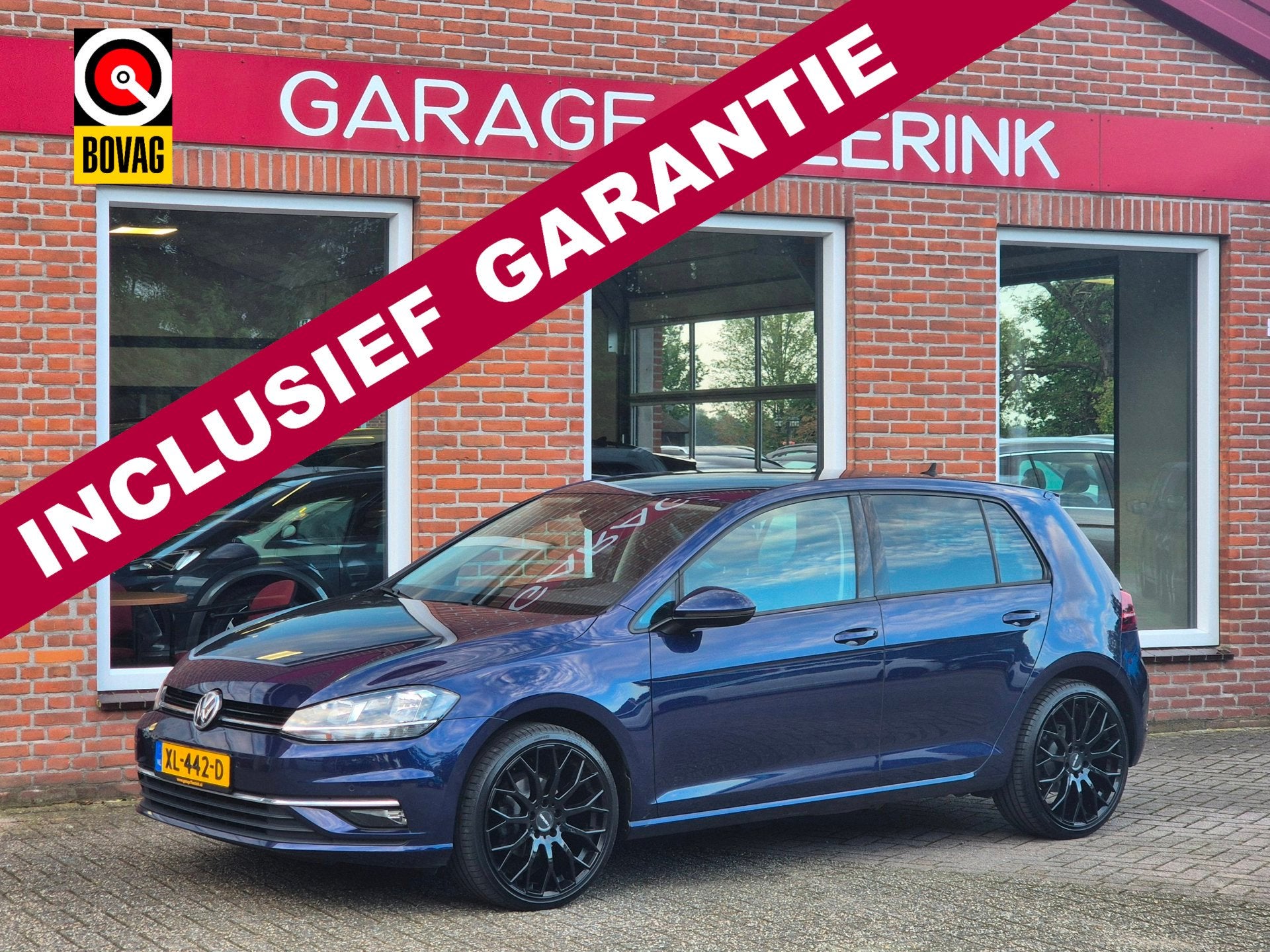 Volkswagen Golf 1.0 TSI Comfortline Business 110PK 5drs clim, Auto's, Gebruikt, Euro 6, Blauw, Origineel Nederlands