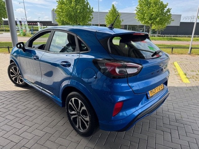 Ford Puma 1.0 ECOBOOST ST-LINE (MILD HYBRID) (bj 2023), Auto's, Stof, Euro 6, Blauw, Bedrijf