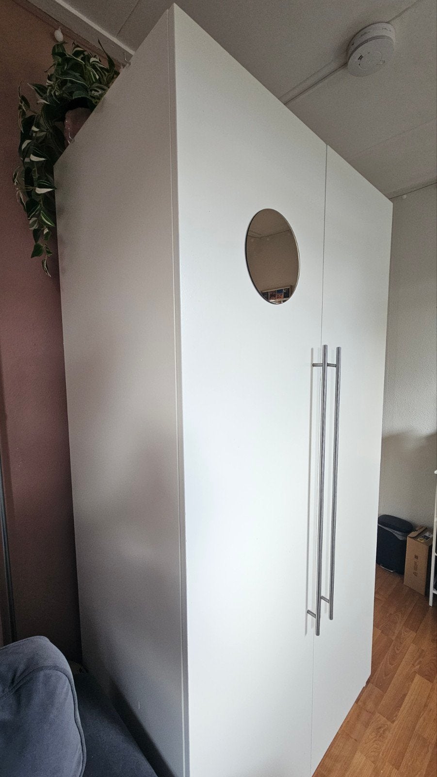 IKEA Kledingkast Wit Mat - 100x60x200 cm, Huis en Inrichting, Kasten | Kledingkasten, Gebruikt, 100 tot 150 cm, 200 cm of meer