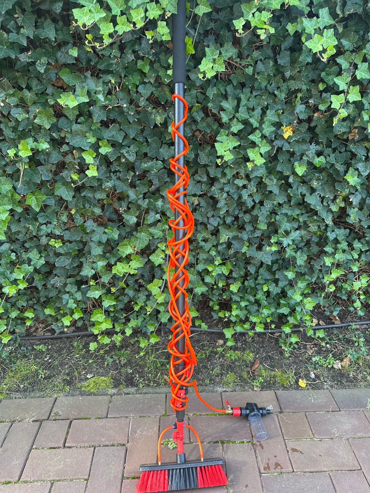 Telescopische wasborstel met waterdoorvoer, Ophalen