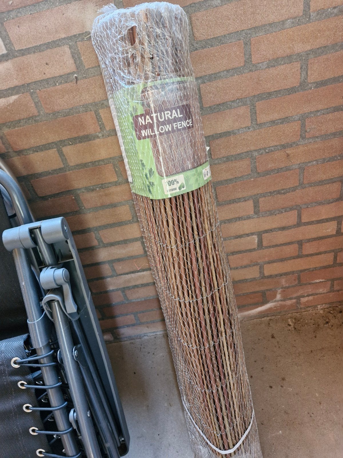 Nieuw Wilgenscherm 100x250 cm - Natuurlijke Tuinafscheiding, Ophalen, 1 tot 2 meter, Minder dan 3 meter, Nieuw