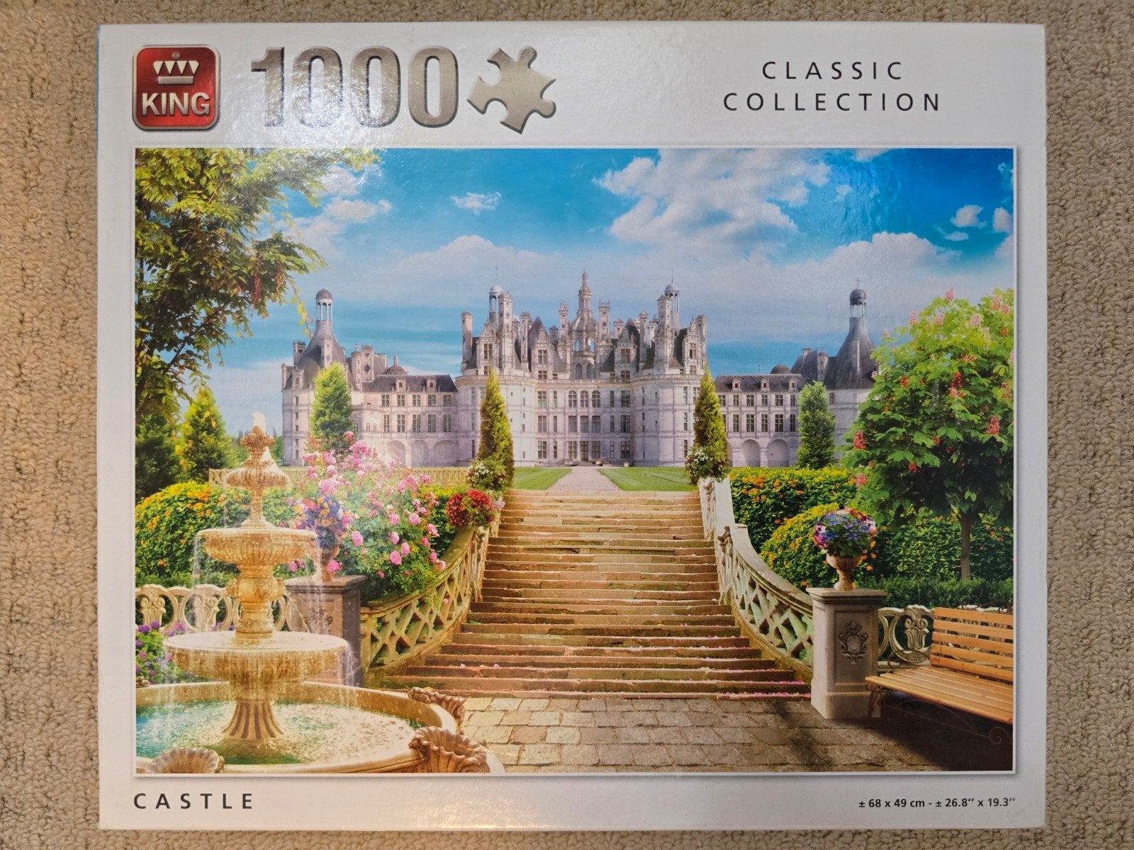 King Classic collection legpuzzel 1000 stukjes, Ophalen of Verzenden, 500 t/m 1500 stukjes, Zo goed als nieuw, Legpuzzel