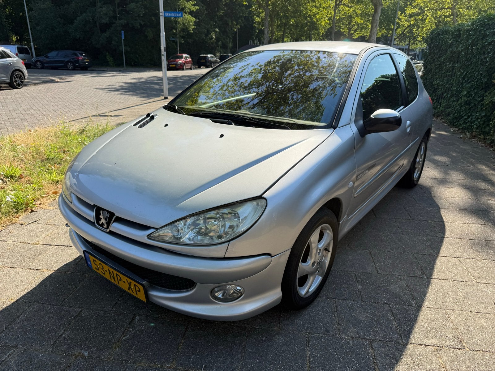 PEUGEOT 206 1.4 16V - Airco!, Auto's, Peugeot, Bedrijf, Benzine, C, Hatchback, Handgeschakeld, Origineel Nederlands, Zilver of Grijs
