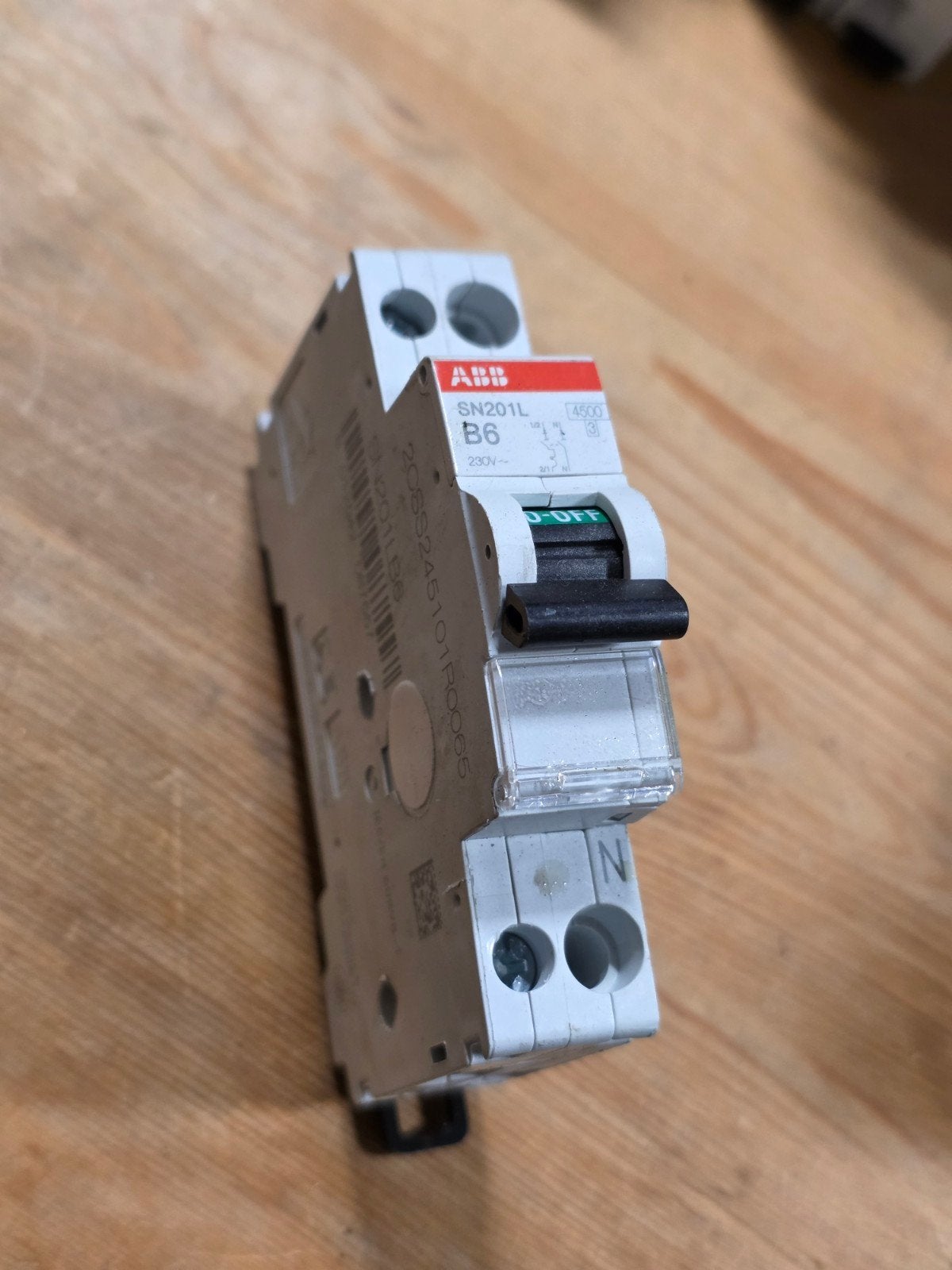 ABB instalatieautomaat SN201L B6 230V, Ophalen of Verzenden, Gebruikt