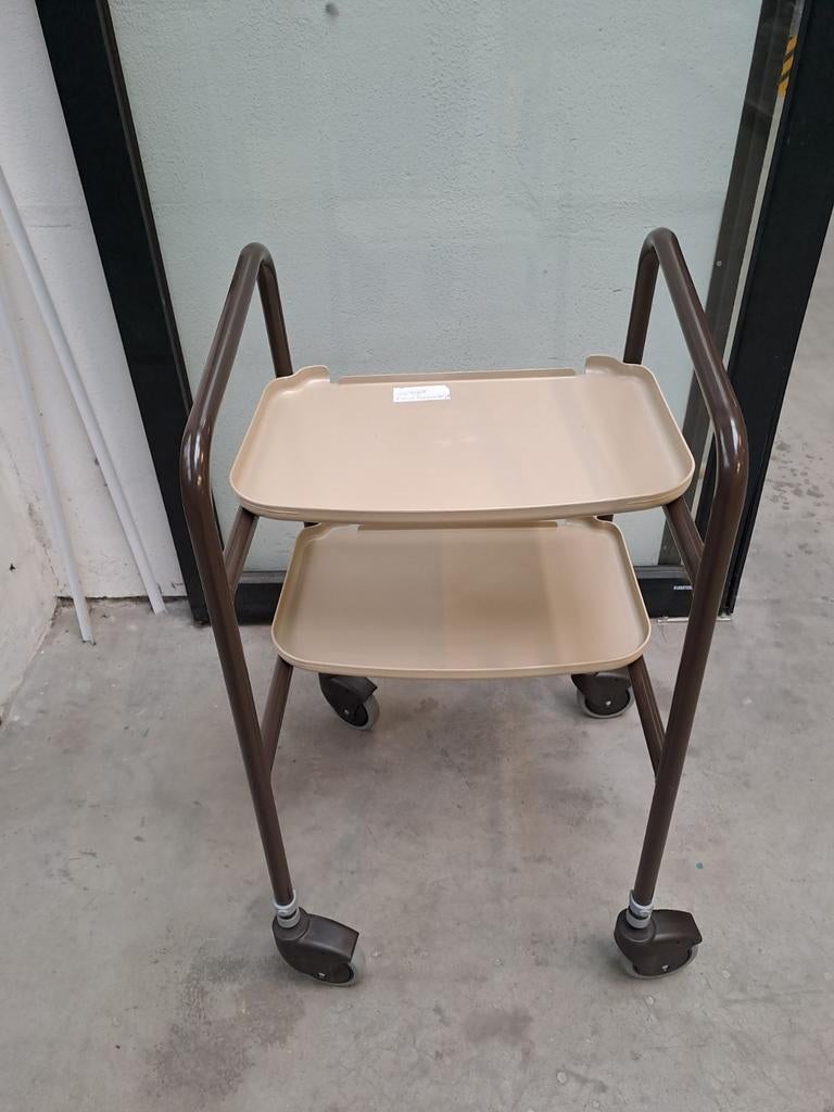 Trolley serveerwagen - Nieuw met lakschade, Ophalen, Nieuw, Bruin, Metaal