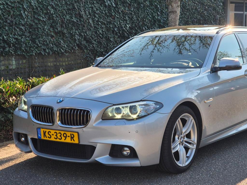 BMW 5-serie Touring F11 M Sport Panorama Elek. Stoelen Leder, Automaat, Gebruikt, 4 cilinders, 2000 kg