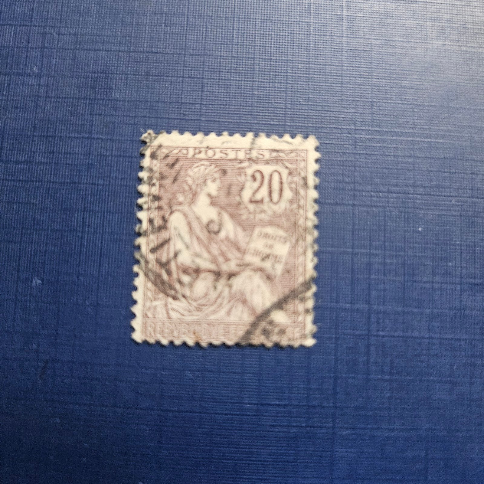 Frankrijk nr 104, Ophalen of Verzenden, Gestempeld