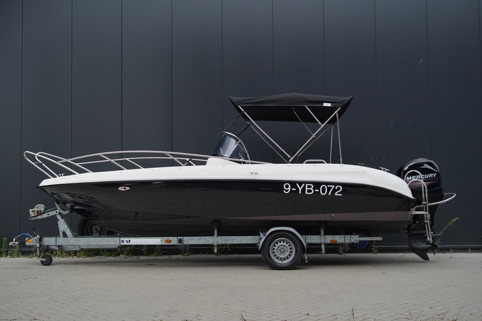 Rajo 630 Open Consoleboot|Mercury 100PK|Trailer|Garmin, Watersport en Boten, Vis- en Consoleboten, Overige merken, Gebruikt, Viertaktmotor
