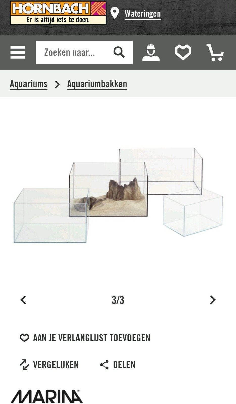 3 volglas 60x30 aquarium, Dieren en Toebehoren, Ophalen, Leeg aquarium