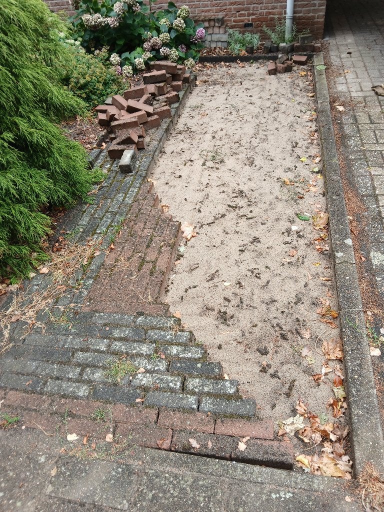 straatstenen, Ophalen, Gebruikt, Klinkers, 5 tot 10 m²