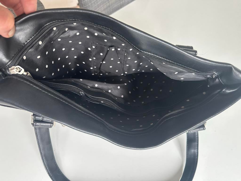 Daniel Ray Handtas Zwart - 40x27 cm, Ophalen of Verzenden, Gebruikt, Zwart, Handtas