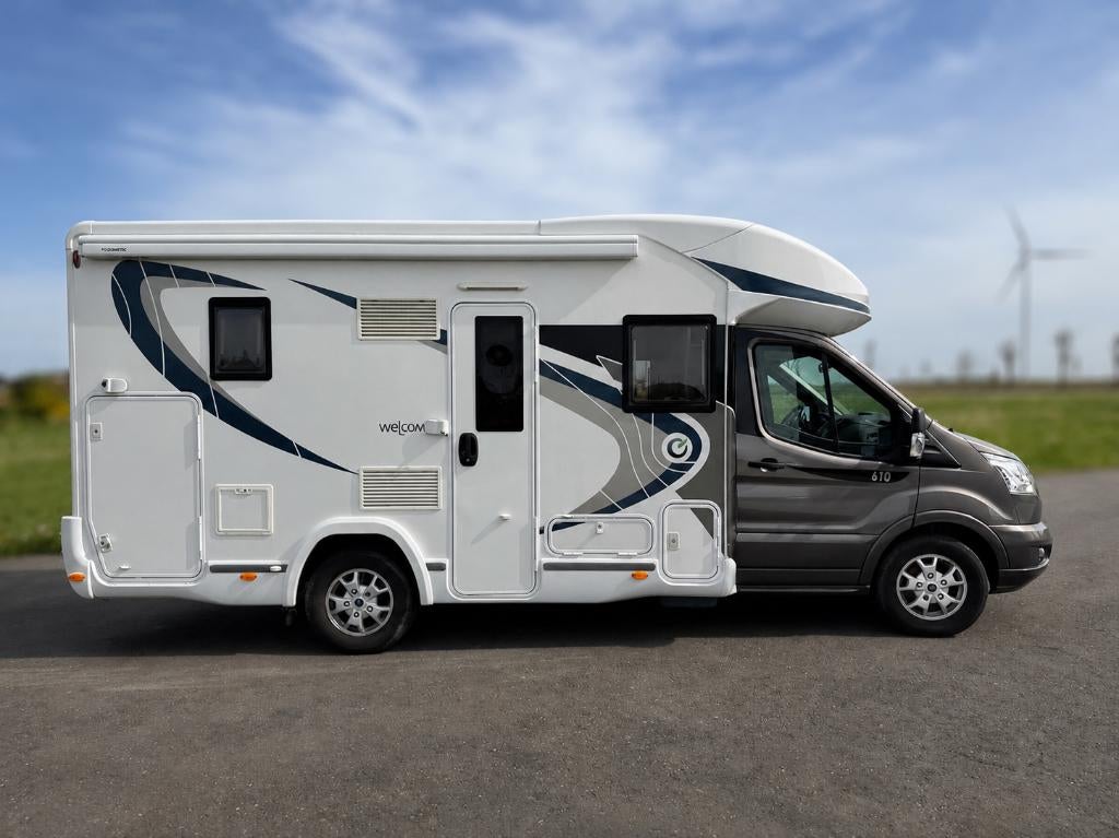 Zeer nette Chausson Welcome 610, Euro6, 170pk, veel extra’s, Caravans en Kamperen, Campers, Buitenlamp, Ford, Chausson, Particulier