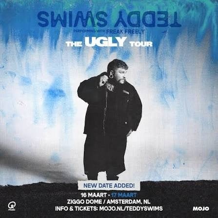 Teddy swims Ticket 16/3 Ziggo, Eén persoon, Maart