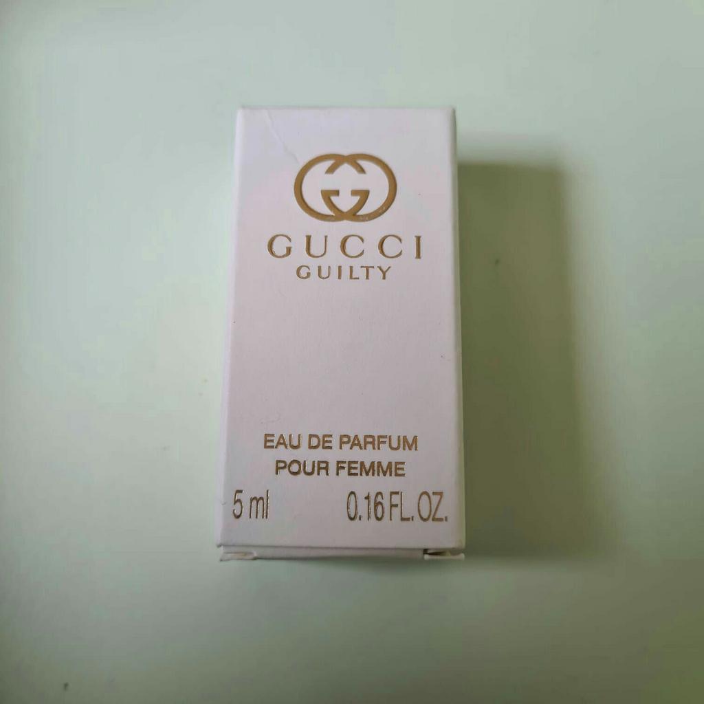 Gucci guilty pour femme eau de parfum miniatuur 5ml, Ophalen of Verzenden, Nieuw