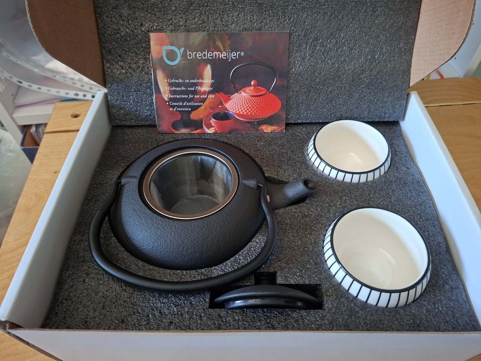 Bredemeijer Shanxi theepot met mokken, Ophalen, Nieuw, Overige stijlen, Kop(pen) en/of Schotel(s)