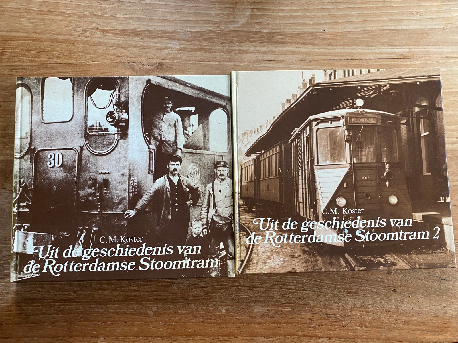 Uit de geschiedenis v/d Rotterdamse stoomtram 1&2 C.M Coster, Ophalen of Verzenden, Gebruikt, Trein, Boek of Tijdschrift