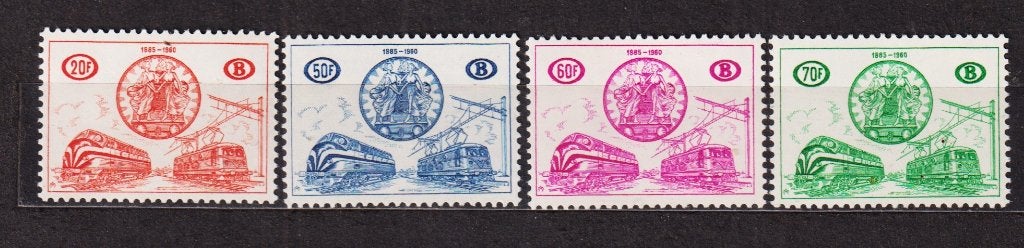 België spoorwegzegels 1960 TR369-372 **, Ophalen, Postfris, Postfris