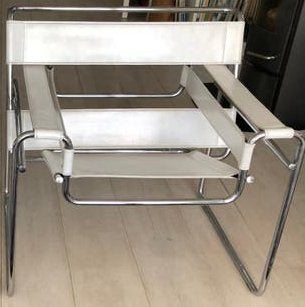 Wassily B3 fauteuil replica - Marcel Breuer Bauhaus design, Ophalen of Verzenden