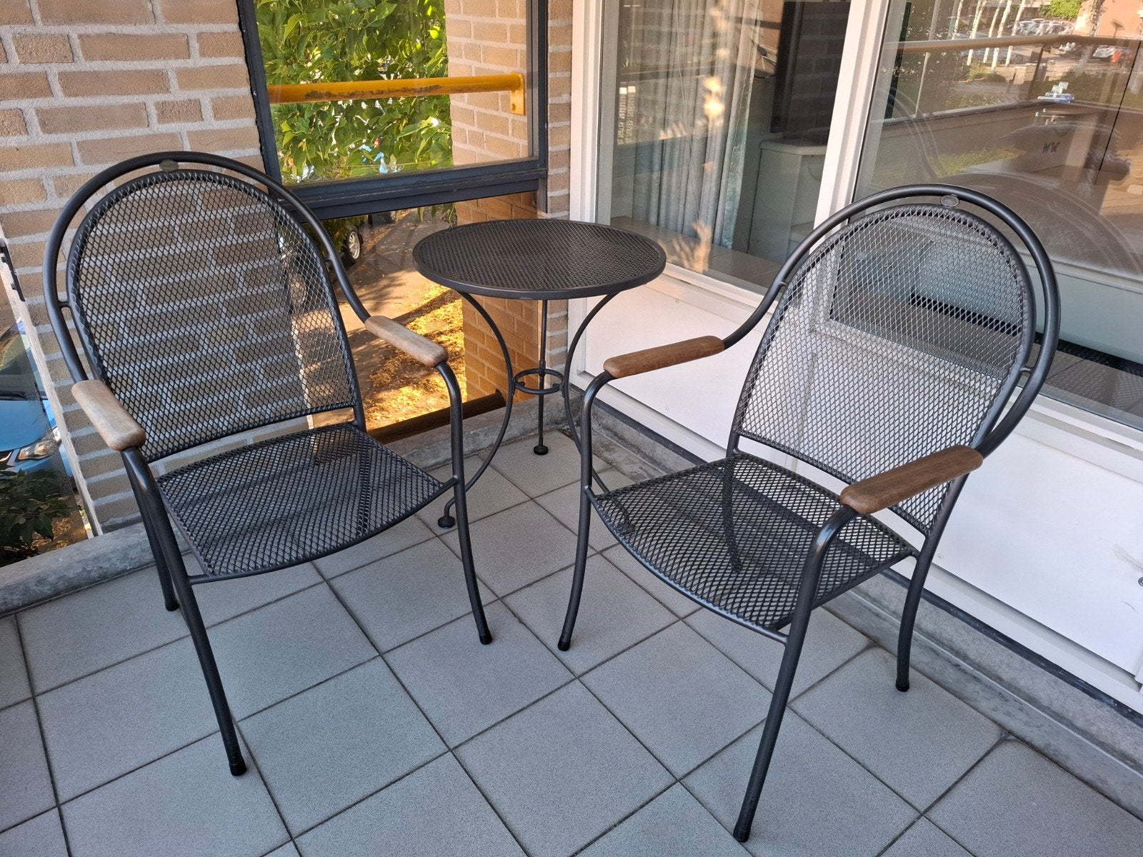 Royal Garden Tuinset - 2 stoelen en tafel, Tuin en Terras, Tuinsets en Loungesets, Overige materialen, Gebruikt, Tuinset, Eettafel