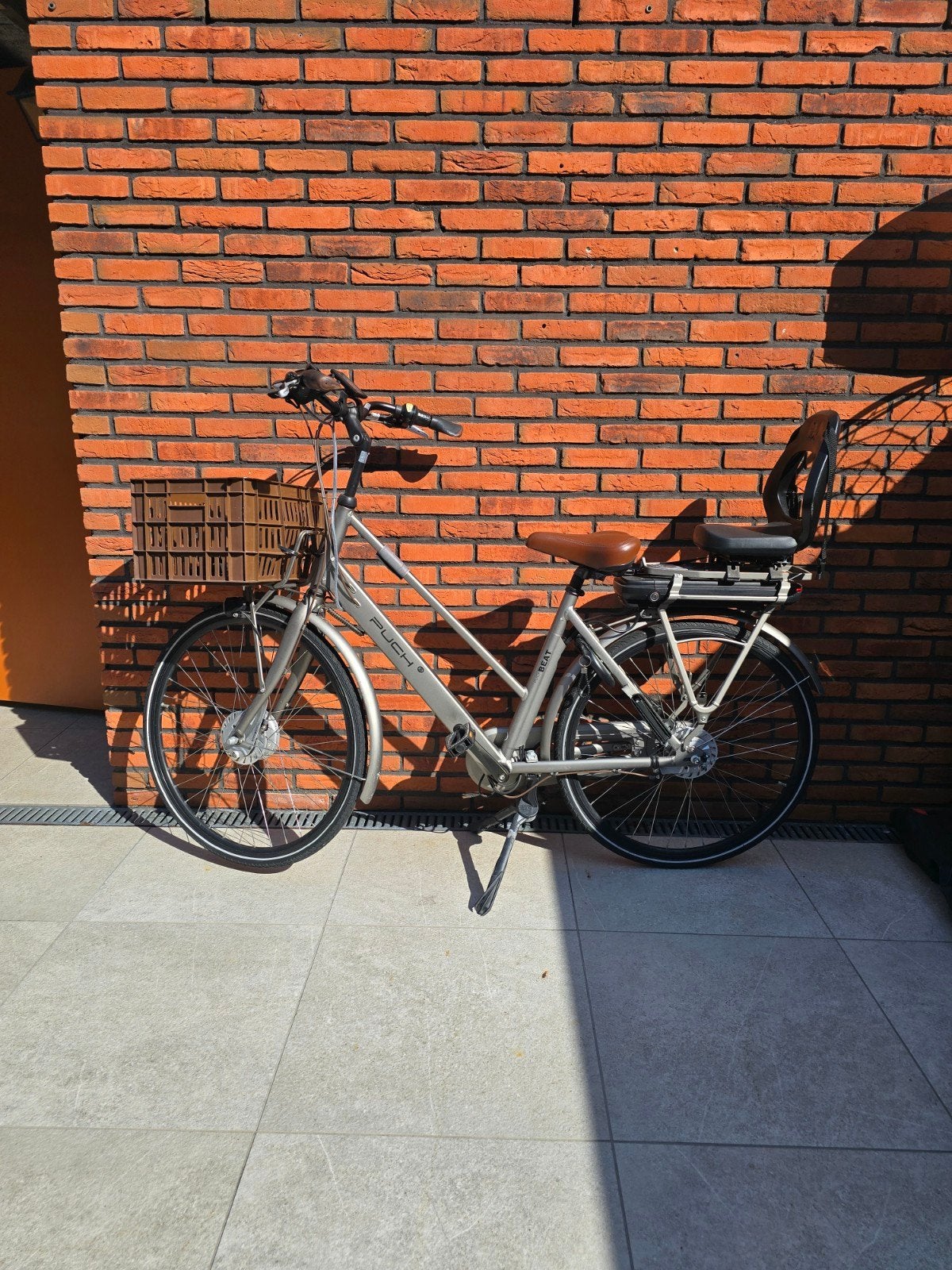 Puch E-Beat Lady E-bike 51cm, Titanium Silver Matt, Gebruikt, Puch, 1234PP, 51 tot 55 cm
