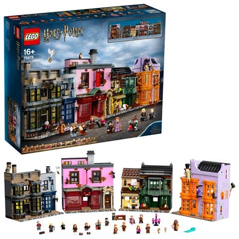 Lego Harry Potter Diagon Alley 75978 (online afbeelding), Kinderen en Baby's, Inclusief instructies, Gebruikt, Lego, Ophalen of Verzenden