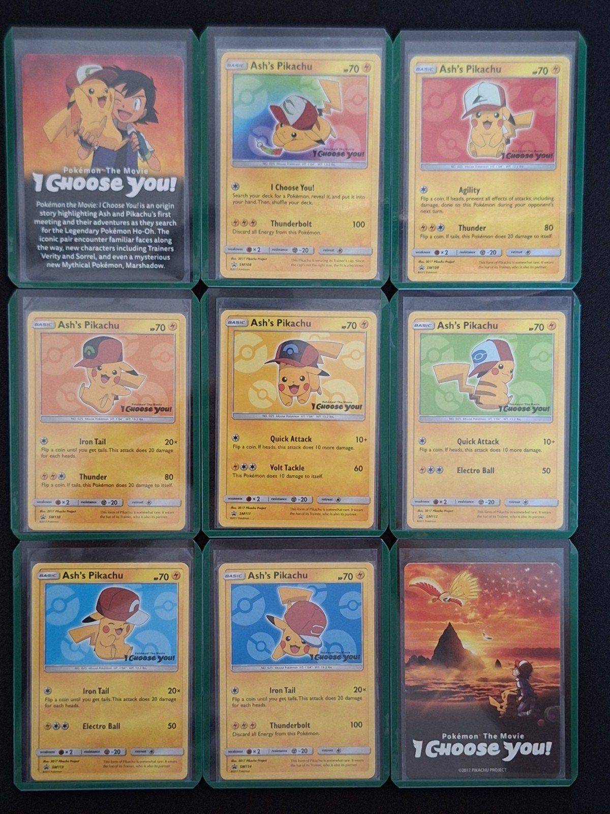 Complete Ash's Pikachu set, Ophalen of Verzenden