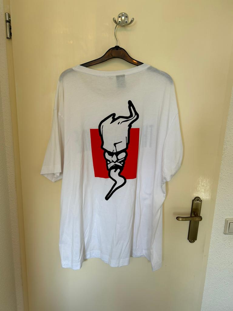 Thunderdome shirt 3xl (ID&T Gabber Hardcore), Verzenden, Zo goed als nieuw, Overige maten, Wit