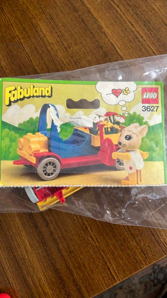Lego Fabuland 3627 Muis met auto - Vintage set, Overige thema's, Lego, Nieuw, Ophalen of Verzenden