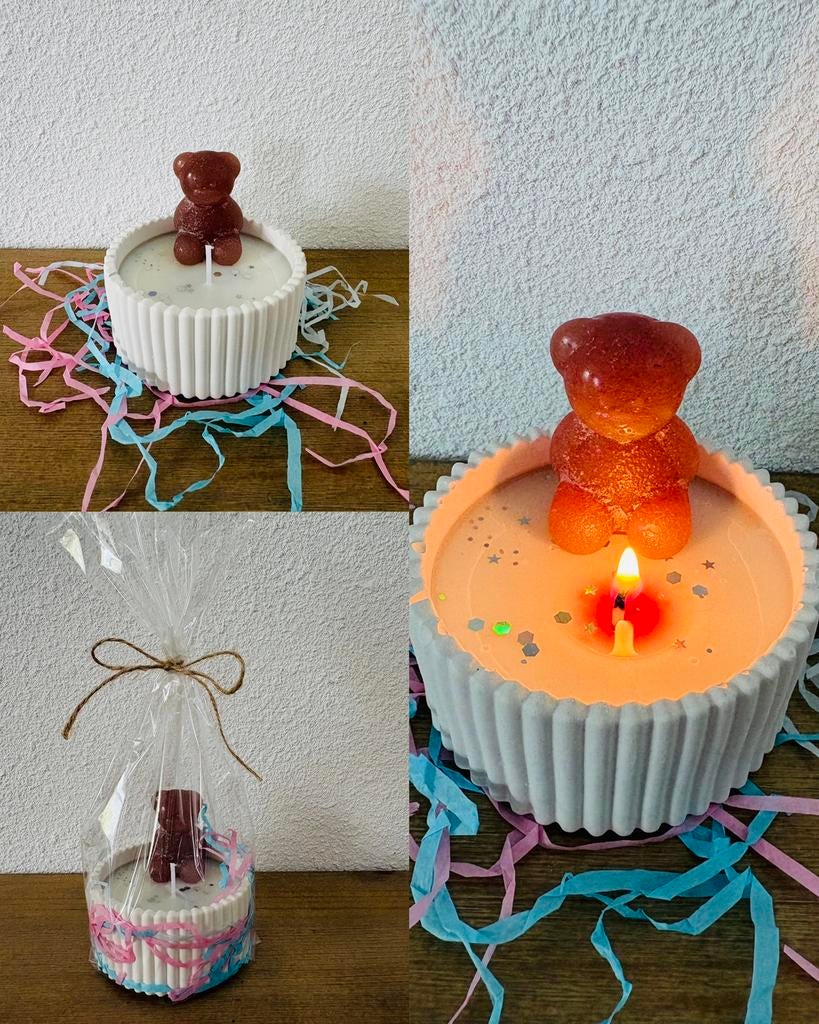 Gender reveal kaars, Ophalen of Verzenden, Nieuw, Feestartikel, Geboorte of Huwelijk