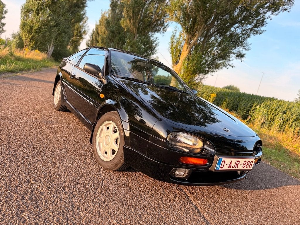 Nissan 100NX GTI 2.0 16V 143pk Targa 'T-Top' in mooie staat, Stof, Zwart, Handgeschakeld, Particulier