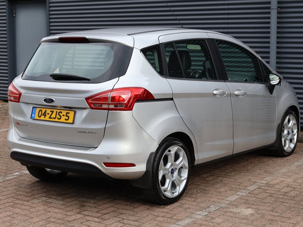 Ford B-Max 1.6 TI-VCT Titanium|Camera|Automaat|Cruise|Climat, Auto's, Ford, Gebruikt, Zwart, B-Max, Leder en Stof