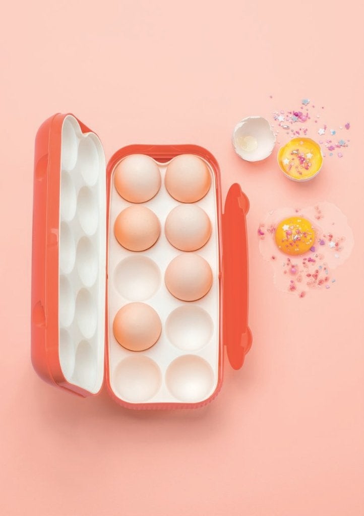 Tupperware Eierdoos Rood Nieuw Laatste, Ophalen of Verzenden, Nieuw, Rood, Bak of Kom