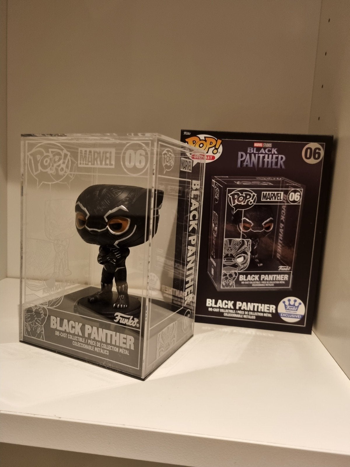 Funko pop die-cast / die cast Black panther, Ophalen of Verzenden, Zo goed als nieuw