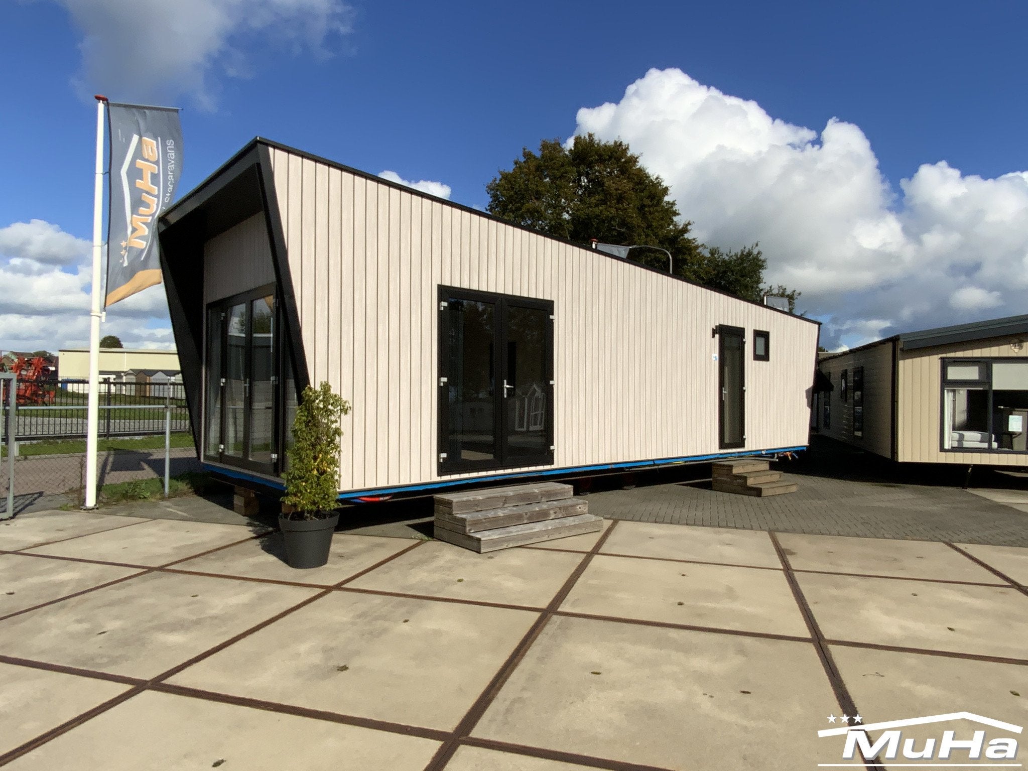 Just nature light chalet DG CV 12.00 x 4.30 , 2 Slaapkamers, Tot en met 4