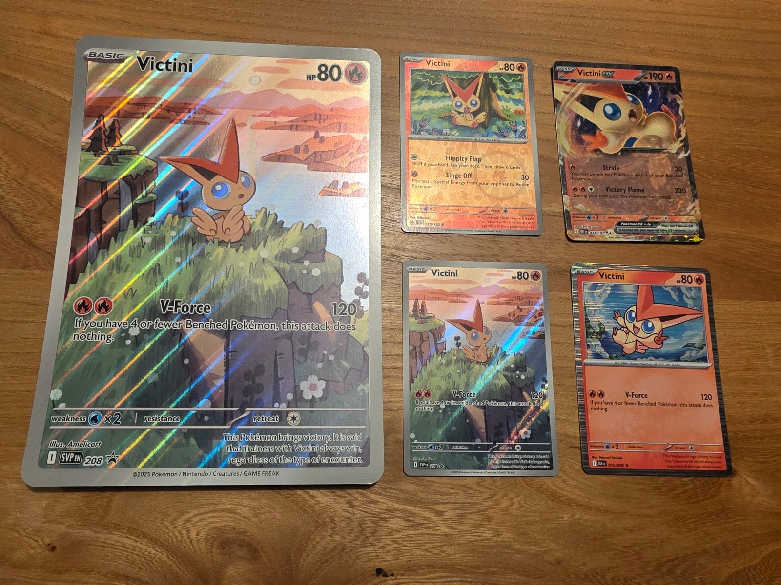 Victini pokemon kaarten set, Ophalen of Verzenden, Zo goed als nieuw