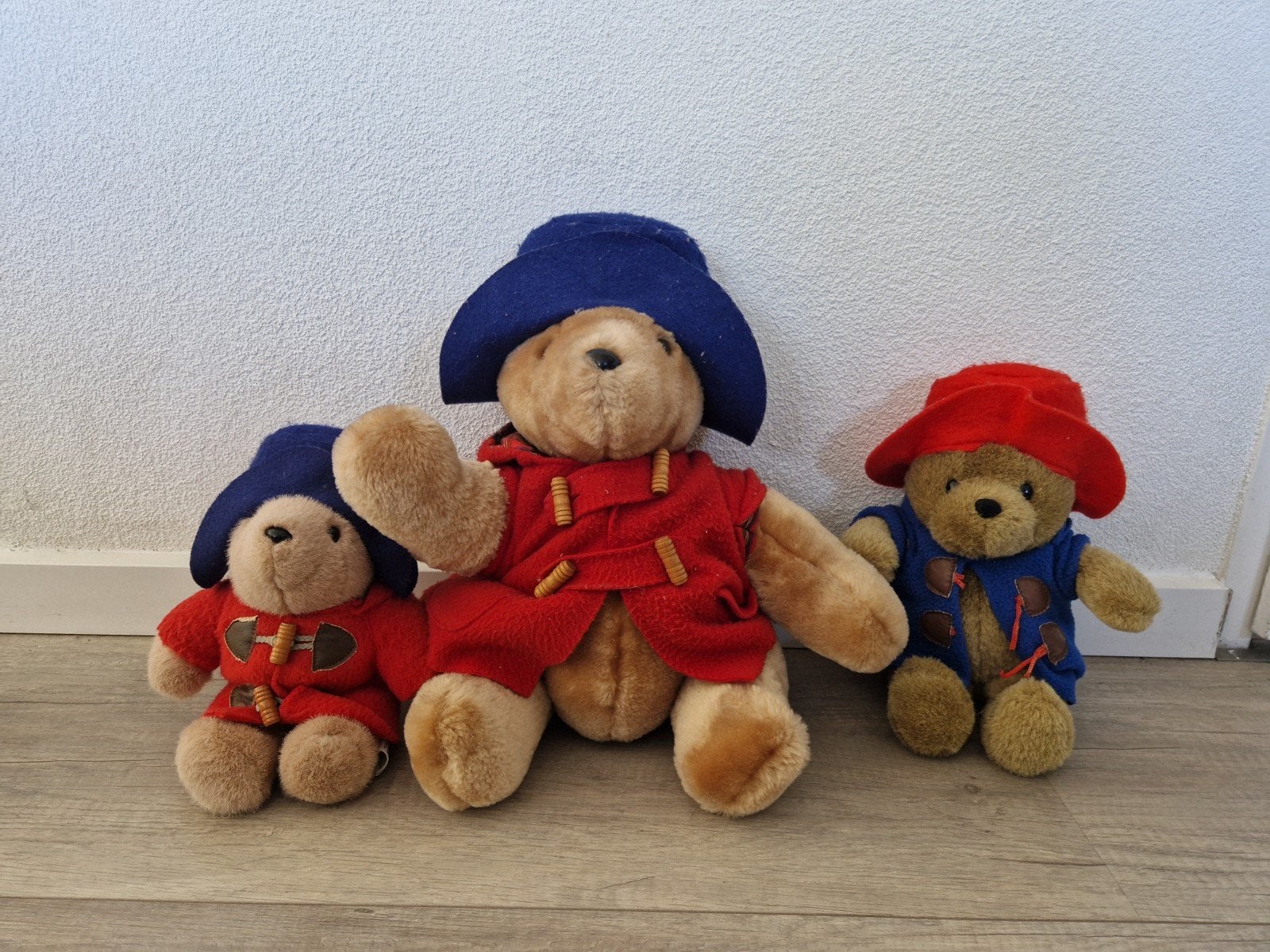 3 paddington bear beer eden knuffels vintage plush pluche, Verzamelen, Ophalen of Verzenden, Zo goed als nieuw, Stoffen beer, Overige merken