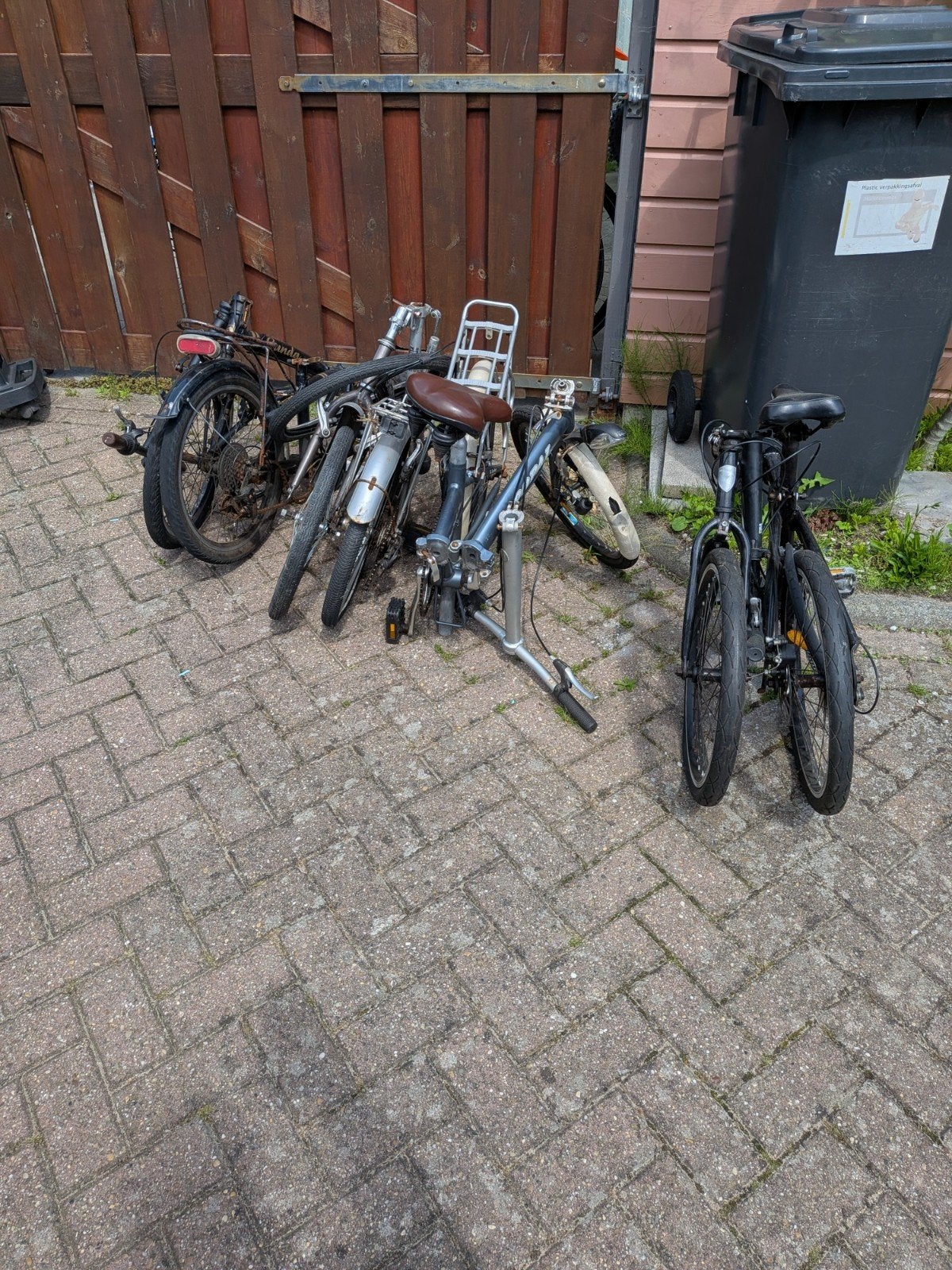 4xOpknapbare vouwfietsen - Diverse modellen, 20 inch of meer, Gebruikt, Versnellingen, Totaal opvouwbaar