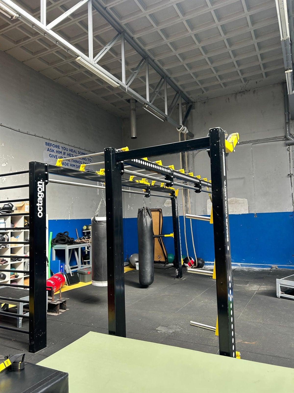 Escape octagon multifunctioneel squat rek, Ophalen, Gebruikt, Rek, Octagon